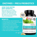 Пищеварительные капсулы кишечники Health Multi Enzymes с пробиотиками